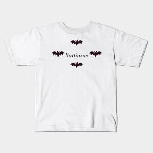 Battinson with bats Kids T-Shirt